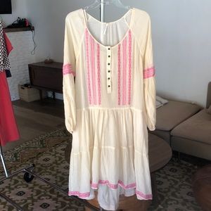 Free People bohemian midi dress